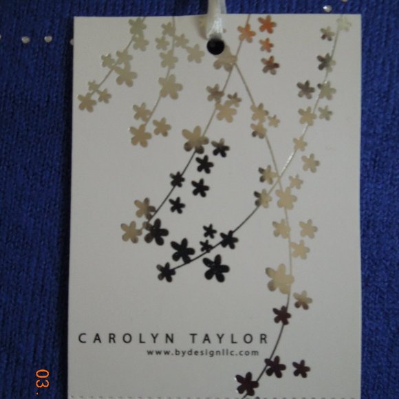 NEW with tag Carolyn Taylor Sweater with removable scarf - Picture 4 of 5